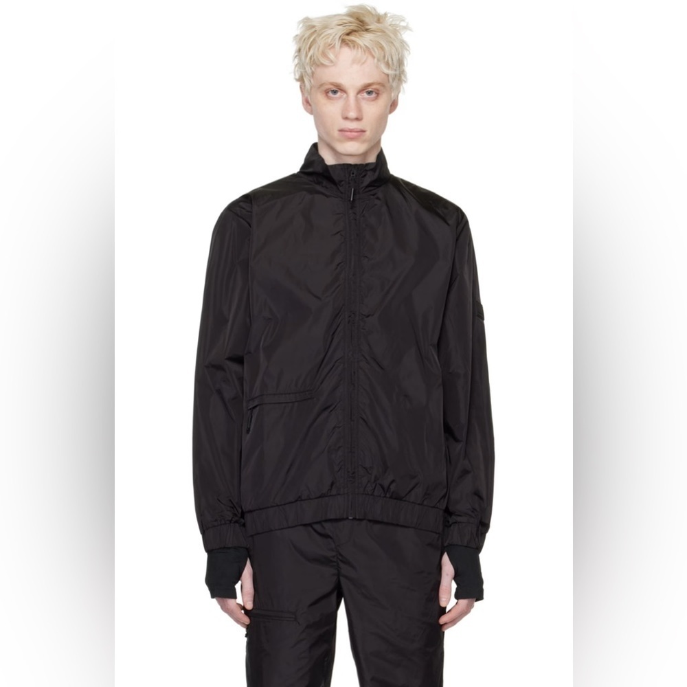 NWT [Rains] Unisex Track Jacket in Black